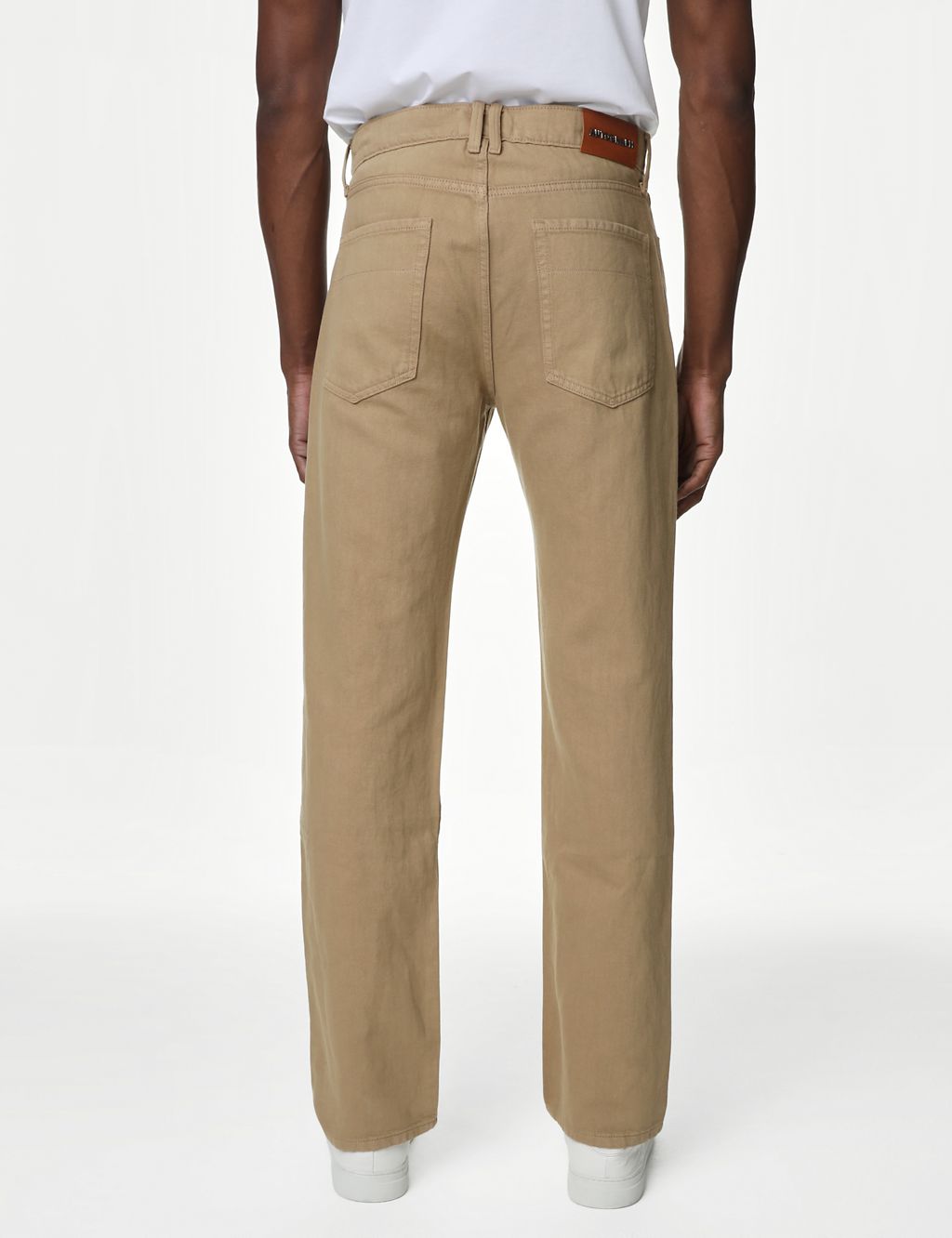 Straight Fit Linen Blend Jeans 5 of 7