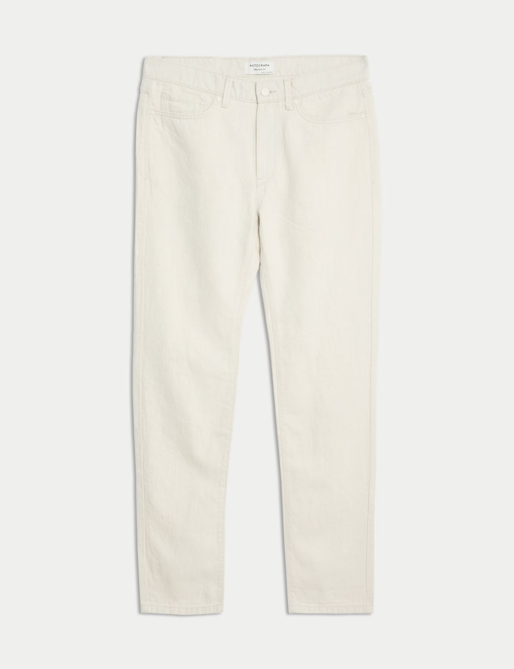 Straight Fit Linen Blend Jeans 1 of 5