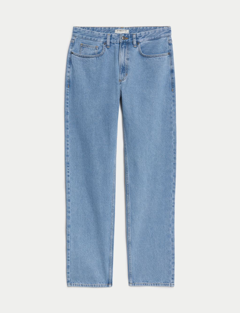 Straight Fit Pure Cotton Jeans 1 of 5