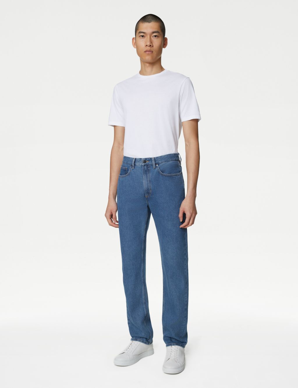 Straight Fit Pure Cotton Jeans 6 of 7