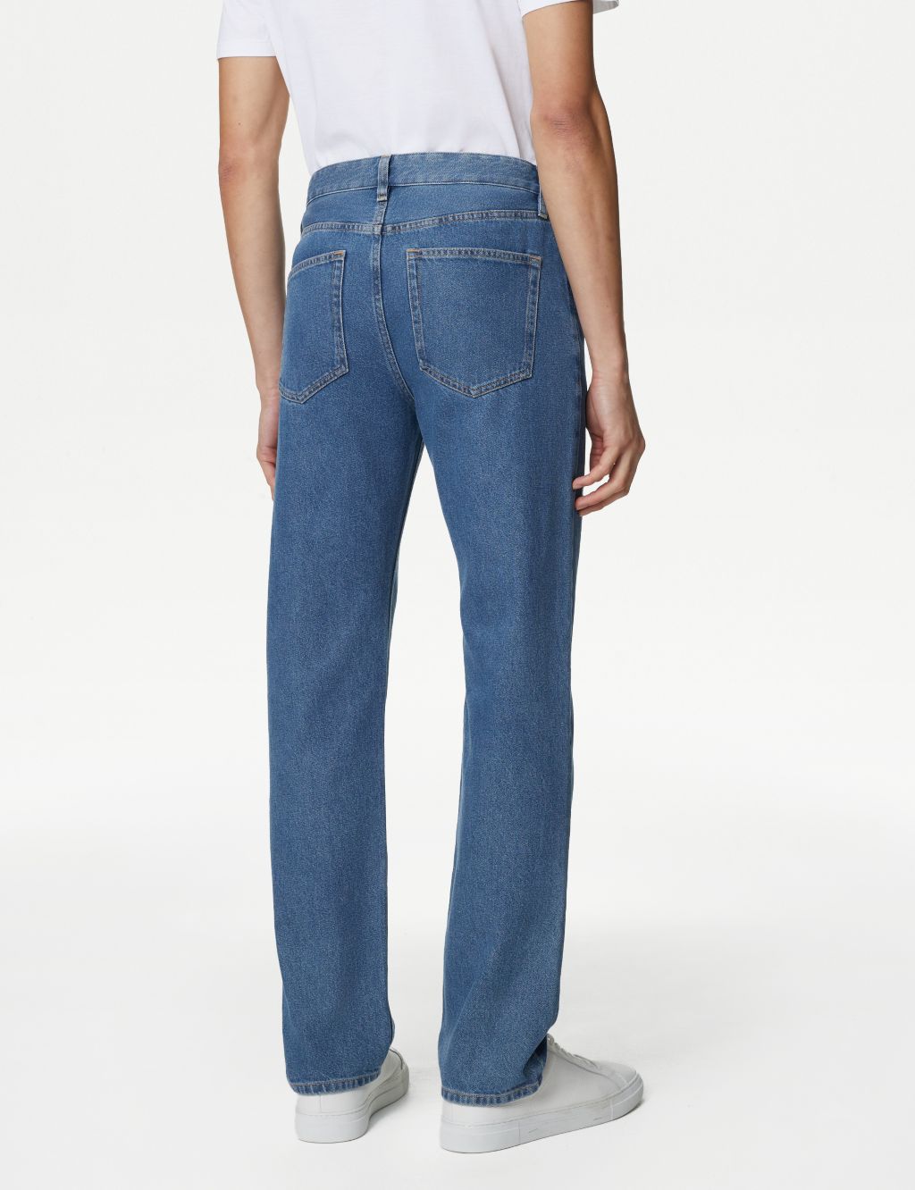 Straight Fit Pure Cotton Jeans 5 of 7
