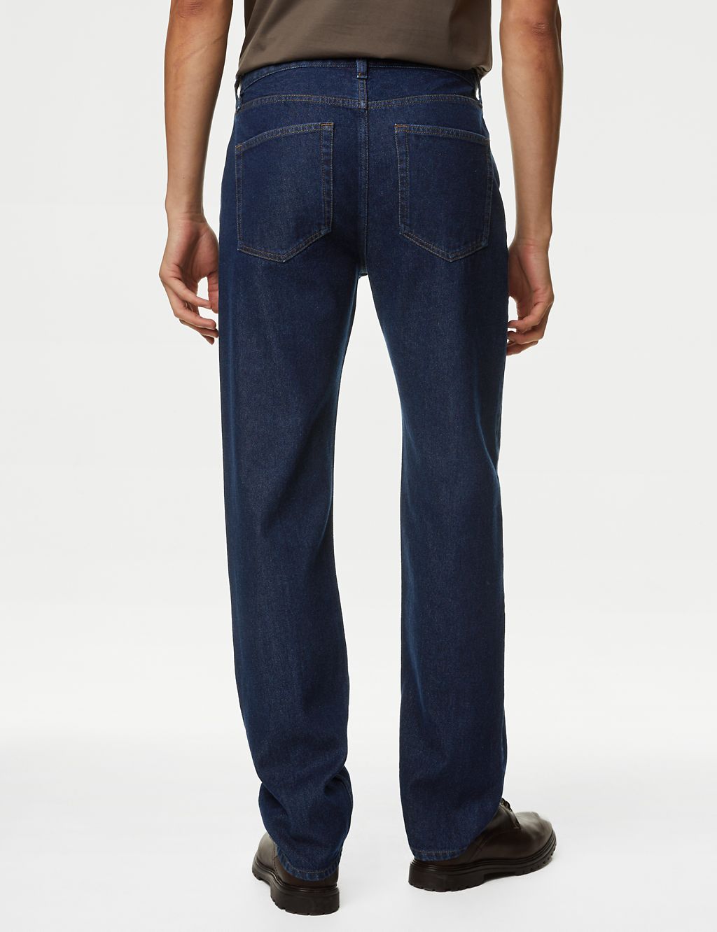 Straight Fit Pure Cotton Jeans 6 of 6