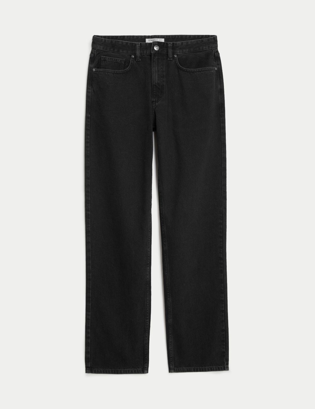 Buy Straight Fit Pure Cotton Jeans | M&S Collection | M&S