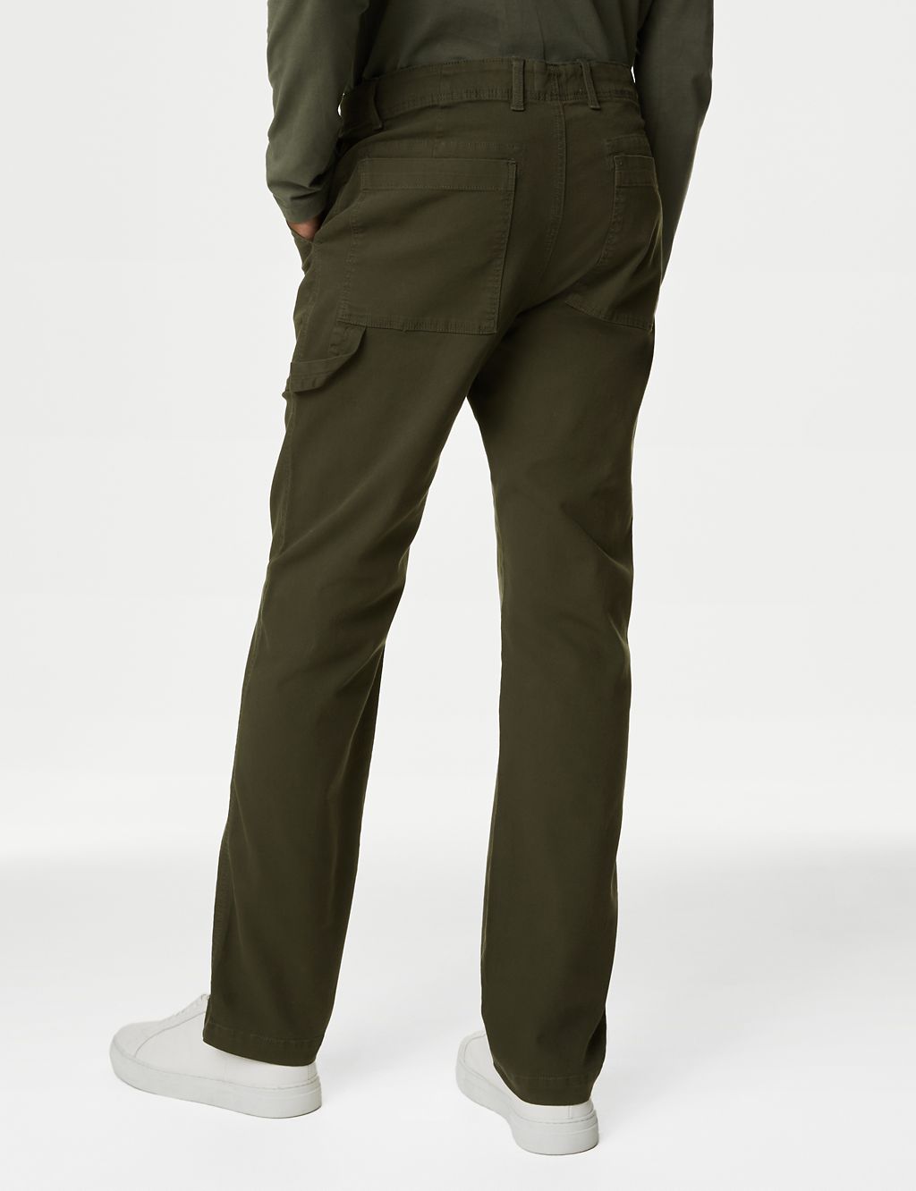 Straight Fit Utility Stretch Trousers 7 of 7