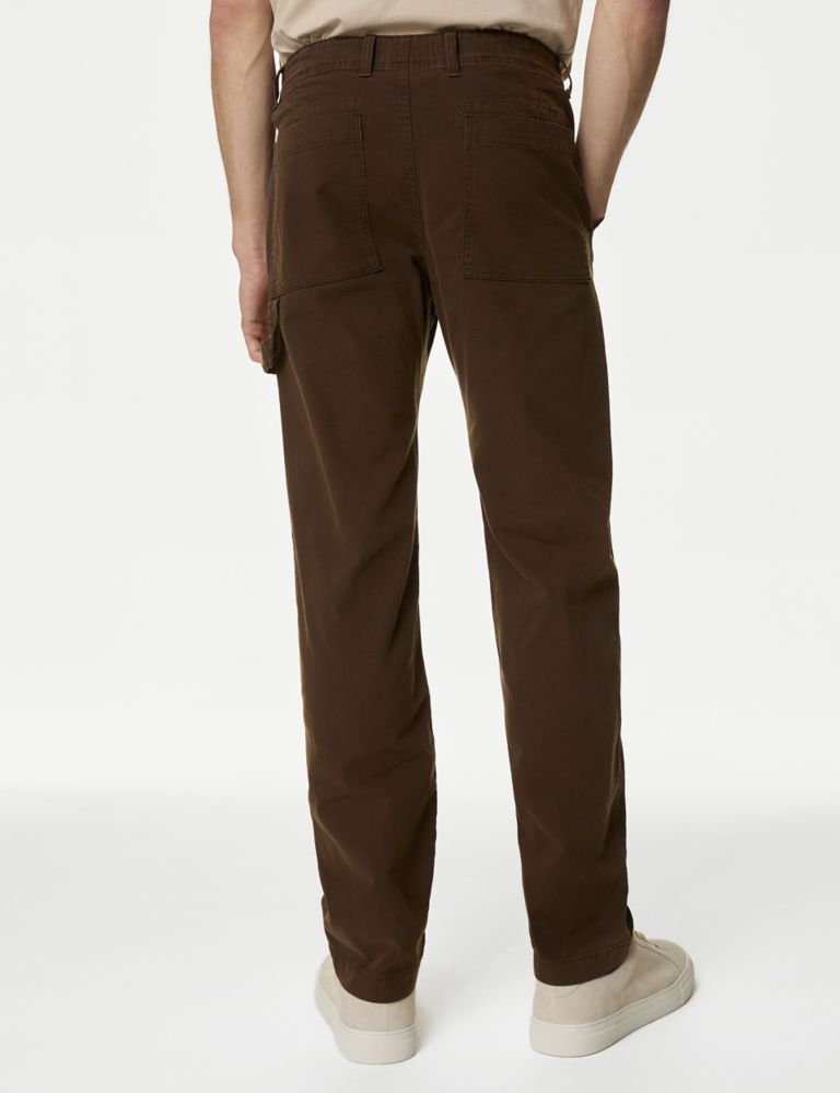 Straight Fit Utility Stretch Trousers 6 of 6