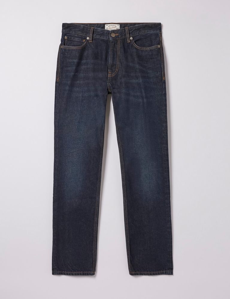 Straight Fit Vintage Wash Jeans 2 of 4
