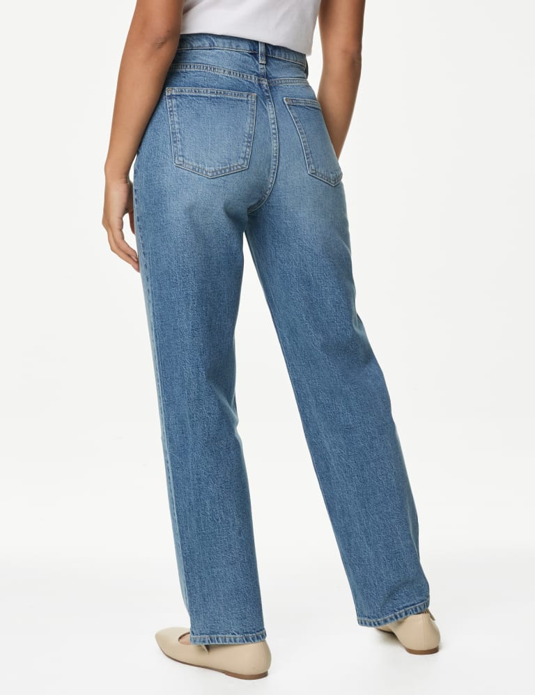 Straight Leg Ankle Grazer Jeans
