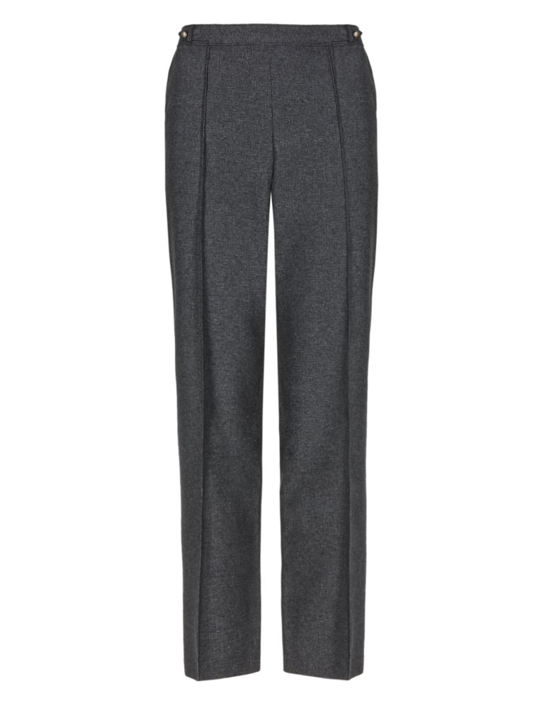 Straight Leg Checked Trousers 3 of 4