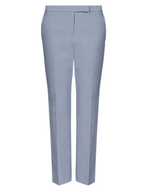 Straight Leg Cropped Trousers Image 2 of 4
