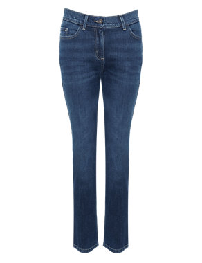 Straight Leg Denim Jeans Image 2 of 8