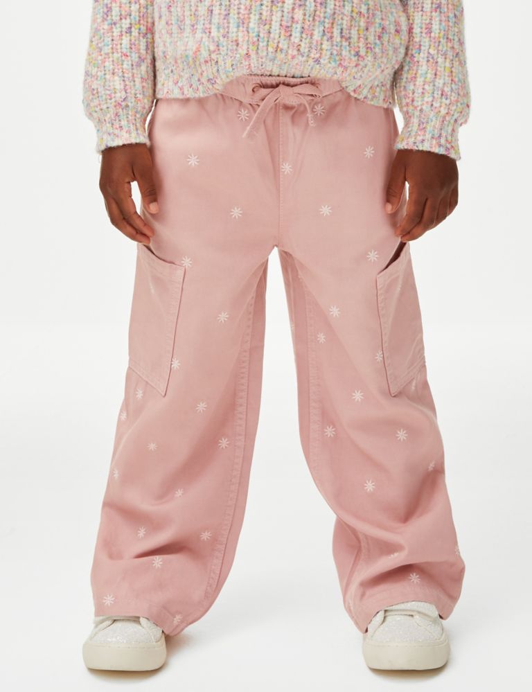 Straight Leg Floral Cargo Trouser (2-8 Yrs) 4 of 5