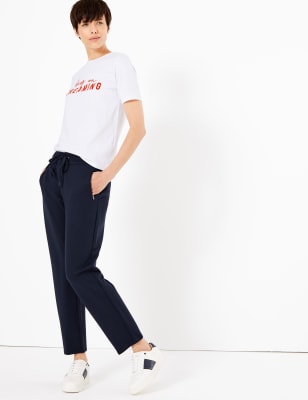 m&s straight leg joggers