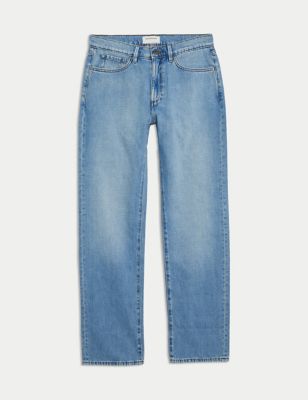 Straight Leg Soft Touch Jeans Image 2 of 8