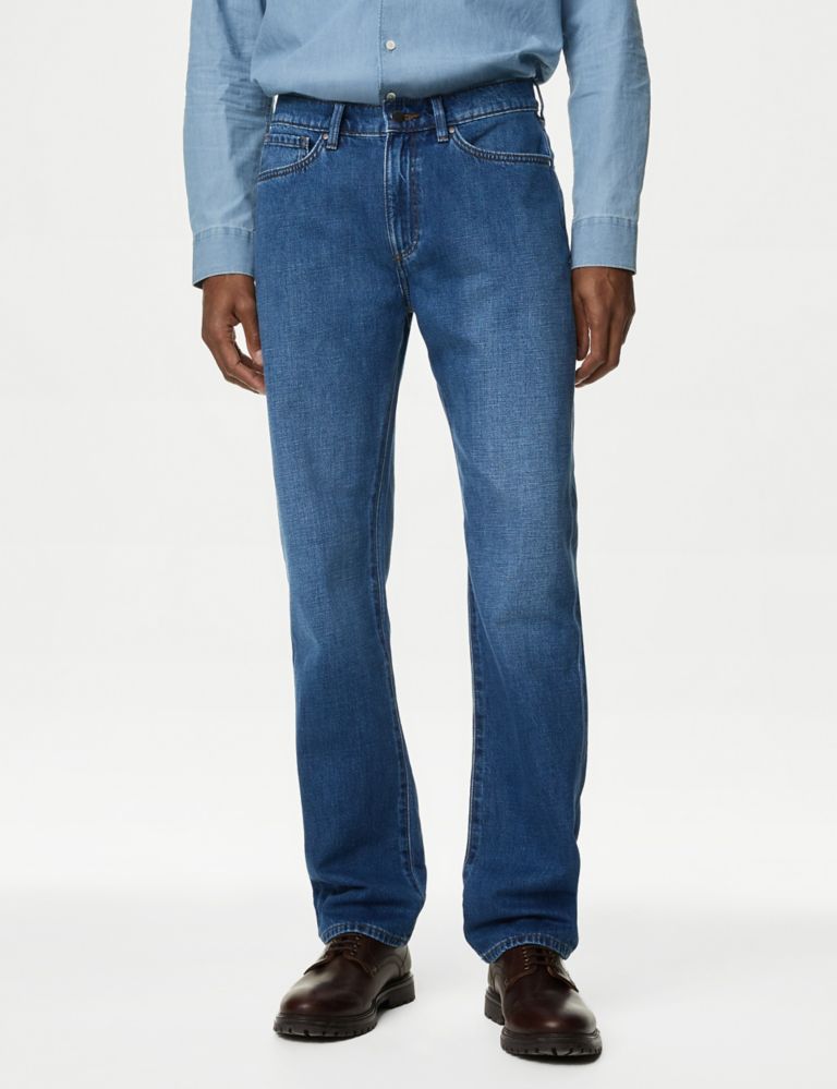 Straight Leg Soft Touch Jeans 3 of 6