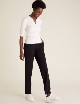 Cropped Kick Flare Trousers, M&S Collection