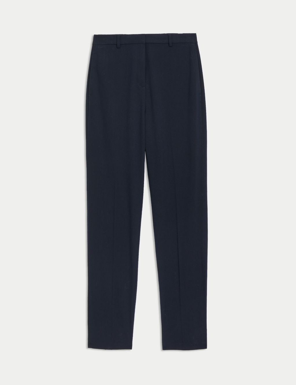 Straight Leg Trousers with Stretch 1 of 8