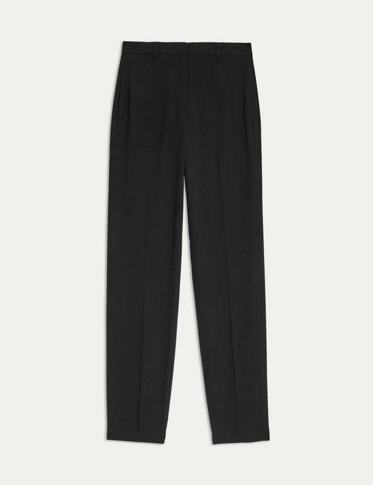 Straight Leg Trousers with Stretch | M&S Collection | M&S