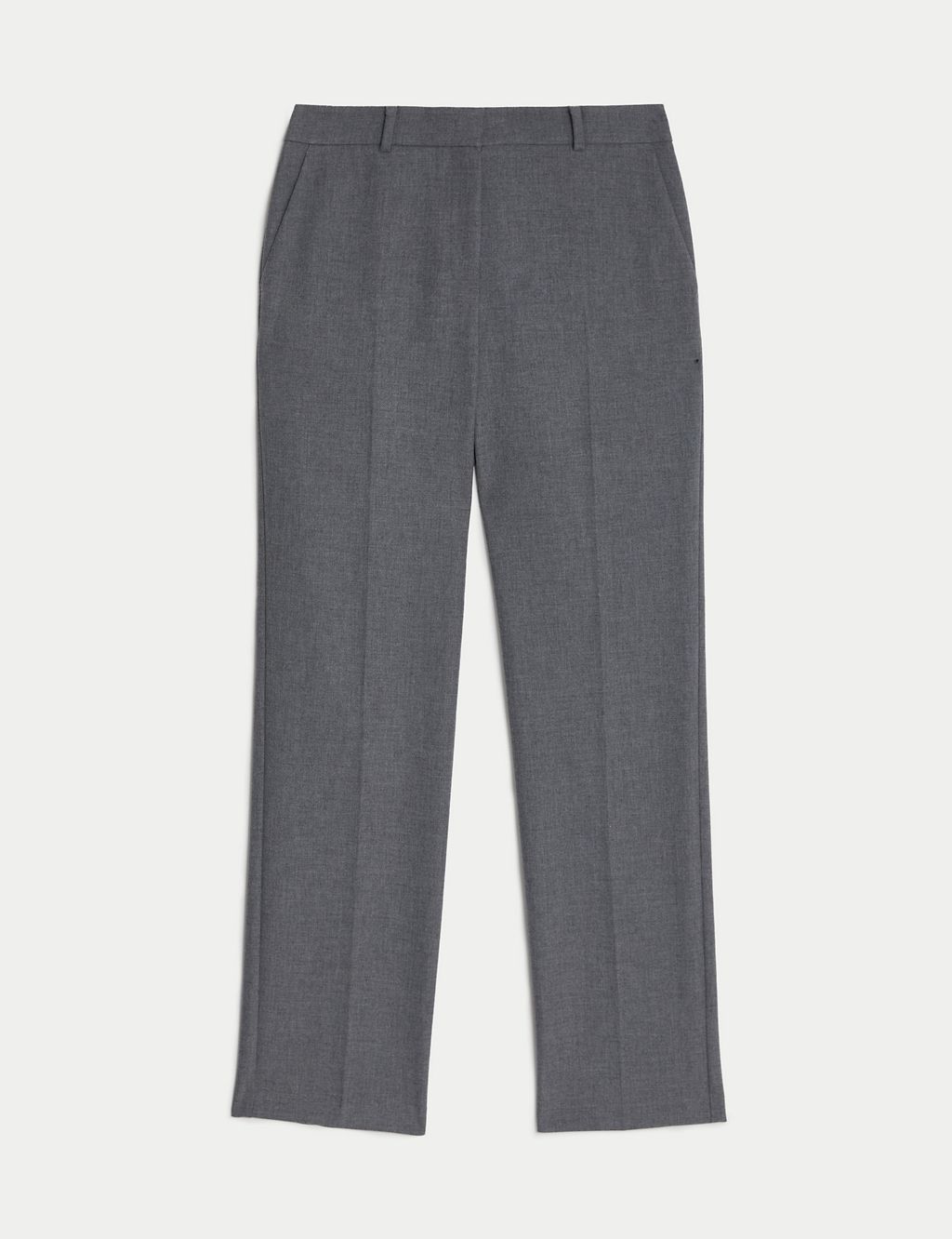 Straight Leg Trousers with Wool 1 of 6