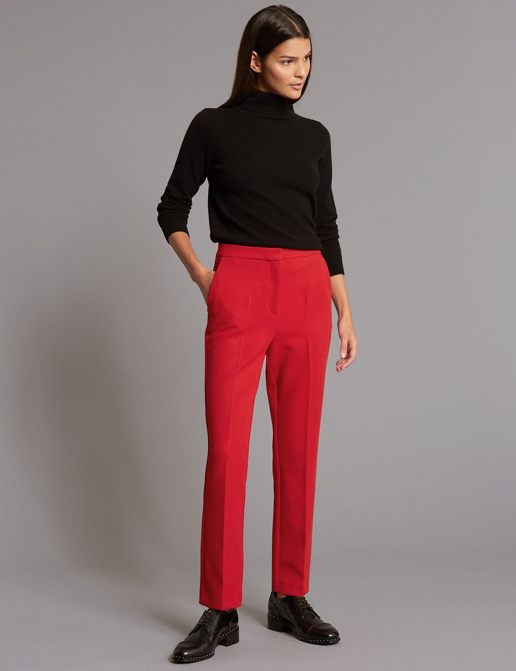 Straight Leg Trousers 2 of 6
