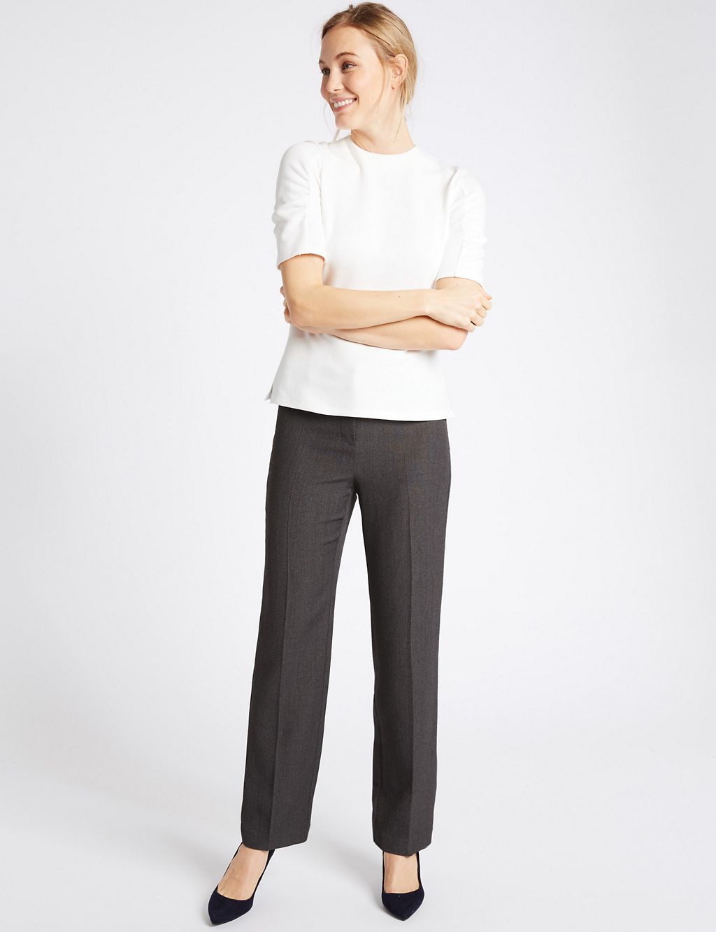 Straight Leg Trousers 3 of 7