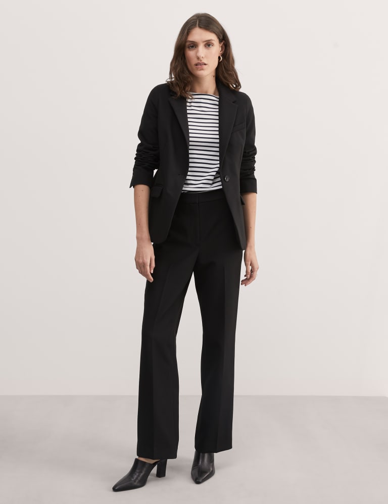 Buy Love & Roses Faux Leather Straight Leg Trousers from the Laura Ashley  online shop