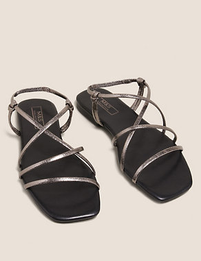 Strappy Flat Sandals Image 2 of 6