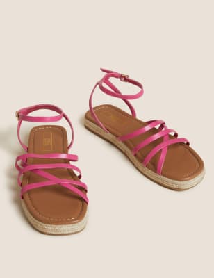 strappy flatform sandals