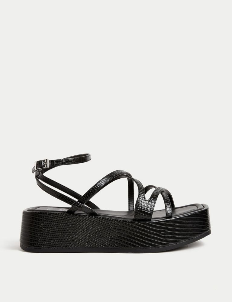 Strappy Flatform Sandals | M&S Collection | M&S