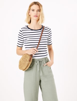 Straw bag marks online and spencer