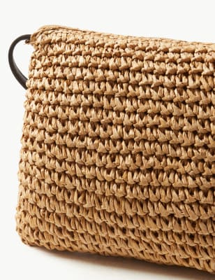 Straw crossbody discount