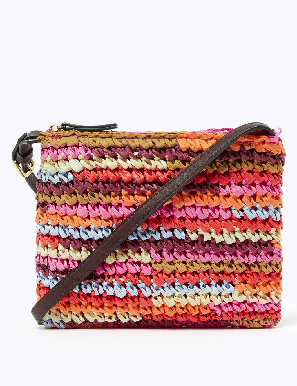 Straw Cross Body Bag M&S Collection M&S