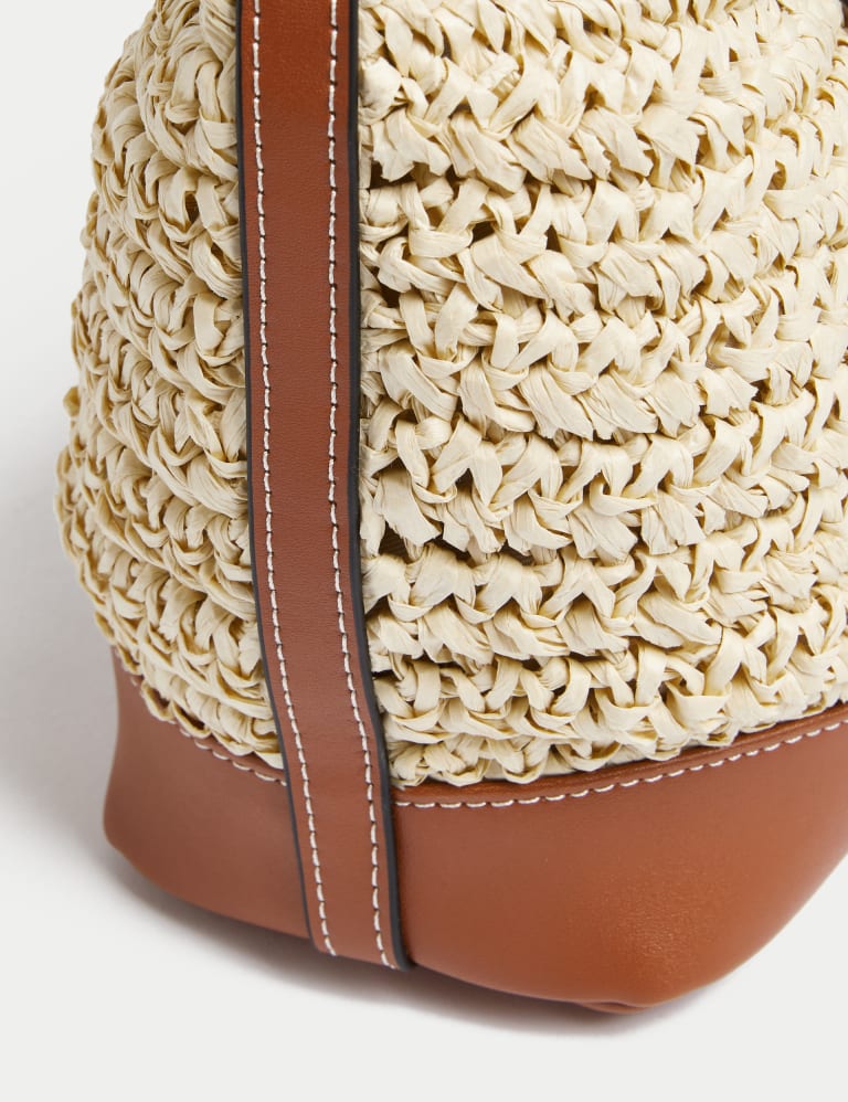 Tommy bahama straw bucket bag sales
