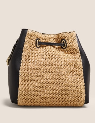 Mark cross hot sale straw bag