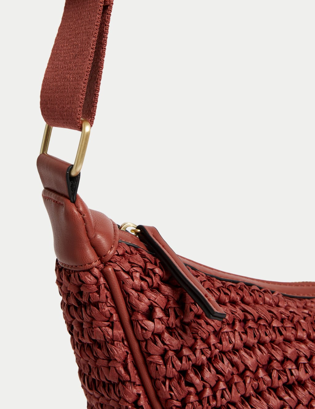 Straw Sling Cross Body Bag M&S Collection M&S