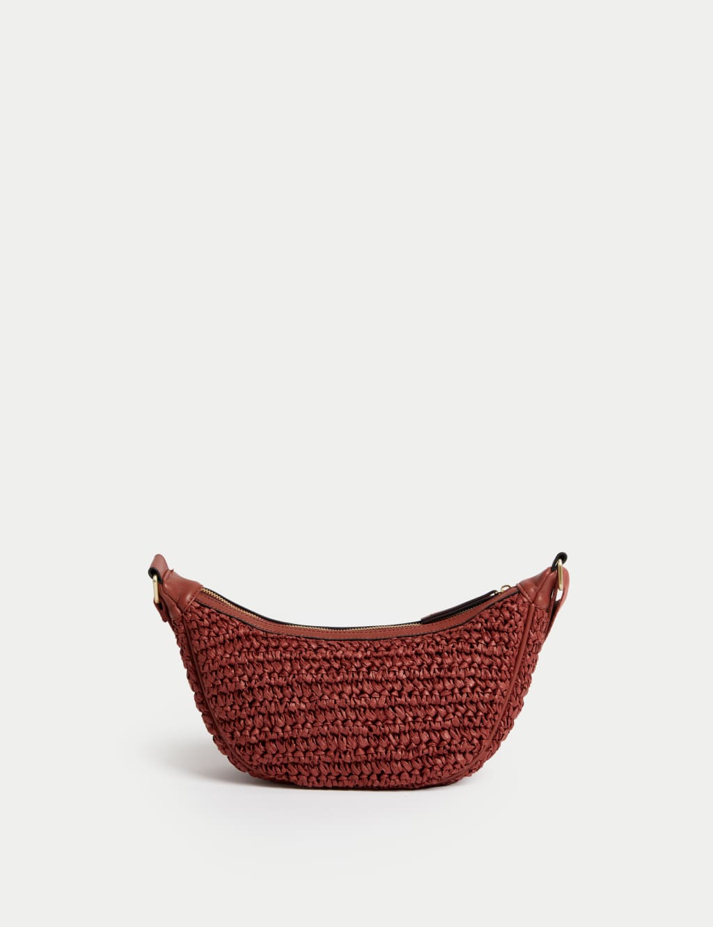Straw Sling Cross Body Bag M&S Collection M&S