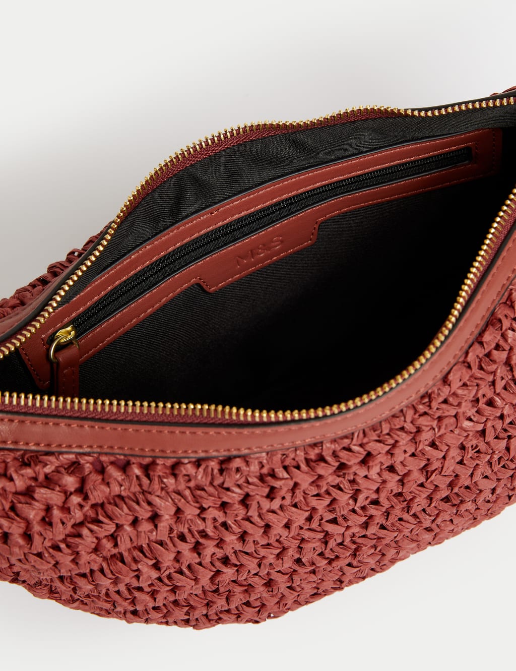 Straw Sling Cross Body Bag M&S Collection M&S