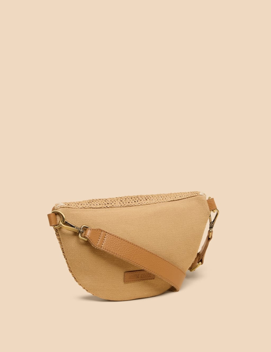Straw Sling Cross Body Bag White Stuff M&S