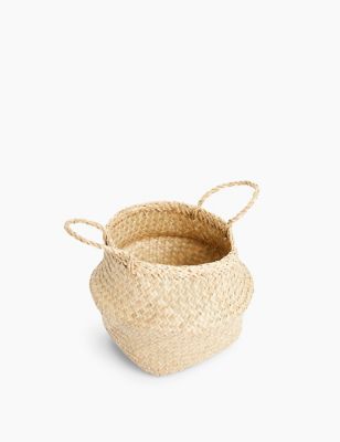 Straw Small Basket Image 2 of 4