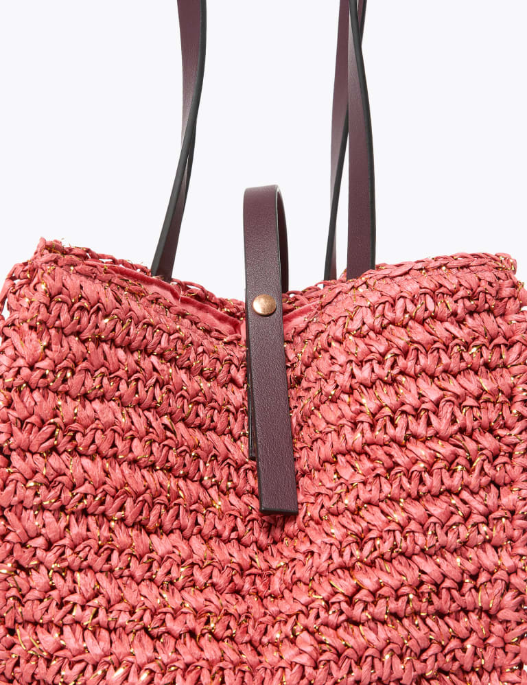 Straw Tote Bag M&S Collection M&S