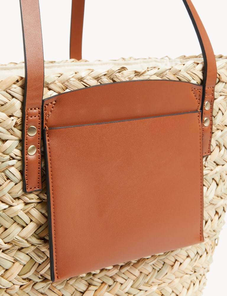 North south straw beach tote cheap