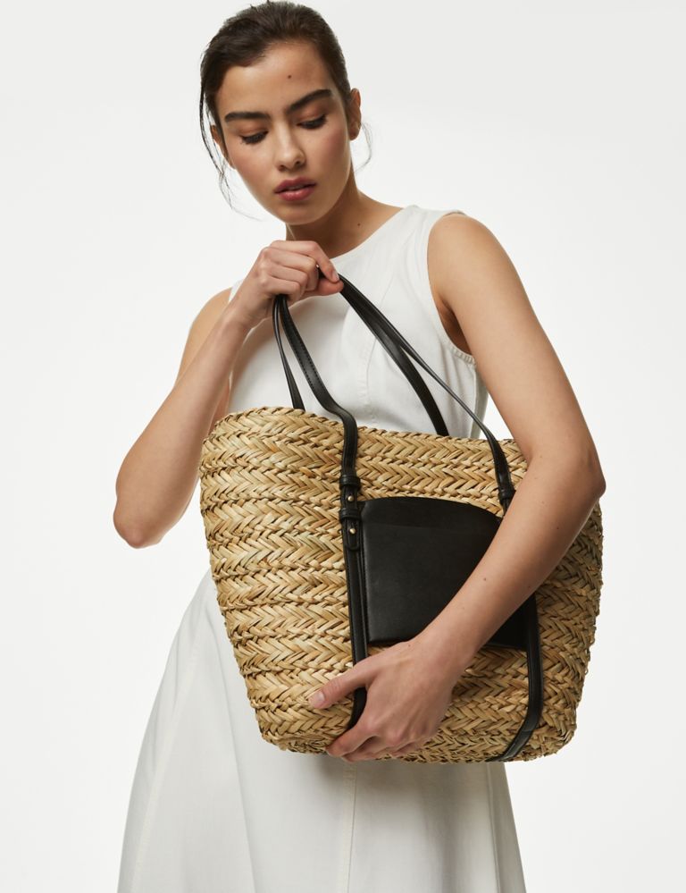 Straw Tote Bag 1 of 5
