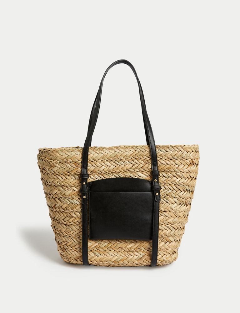 Straw Tote Bag 1 of 4