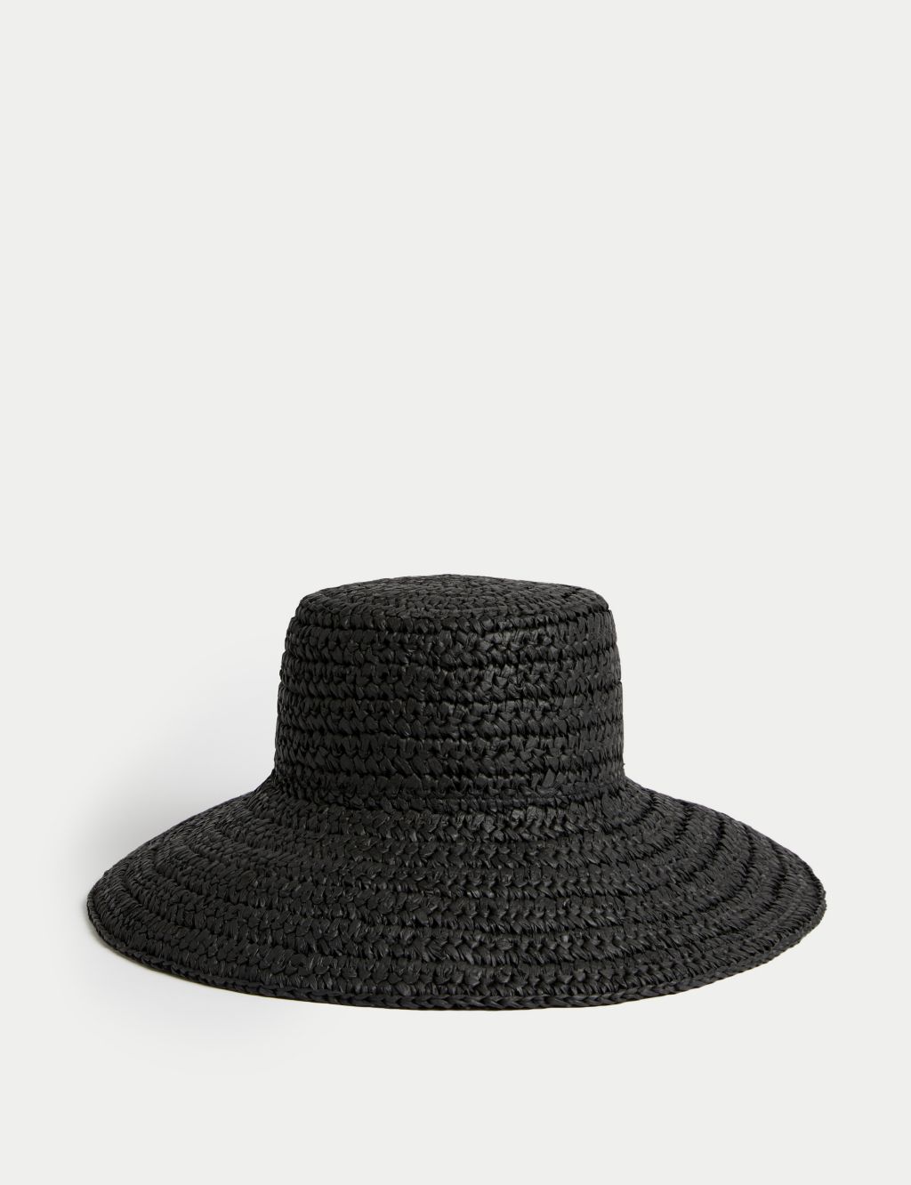 Straw Wide Brim Hat, M&S Collection