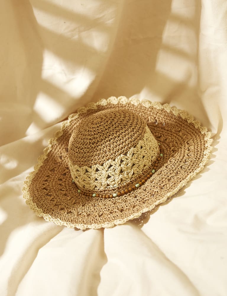 Straw Wide Brim Hat 3 of 3