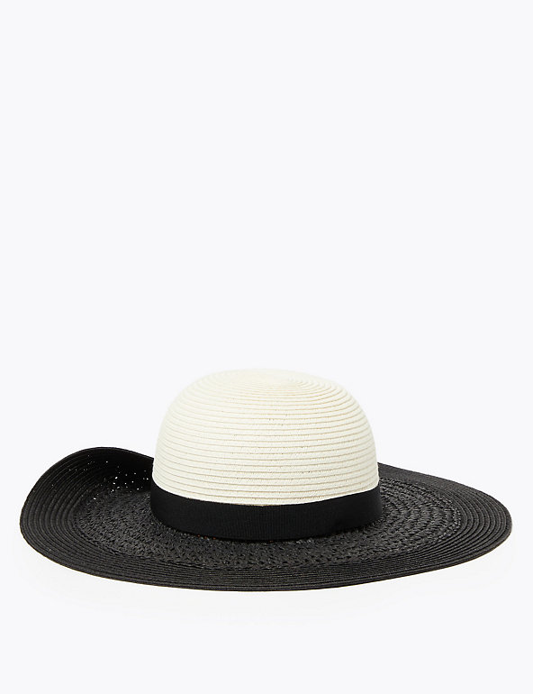 Straw Wide Brim Sun Hat Image 1 of 1