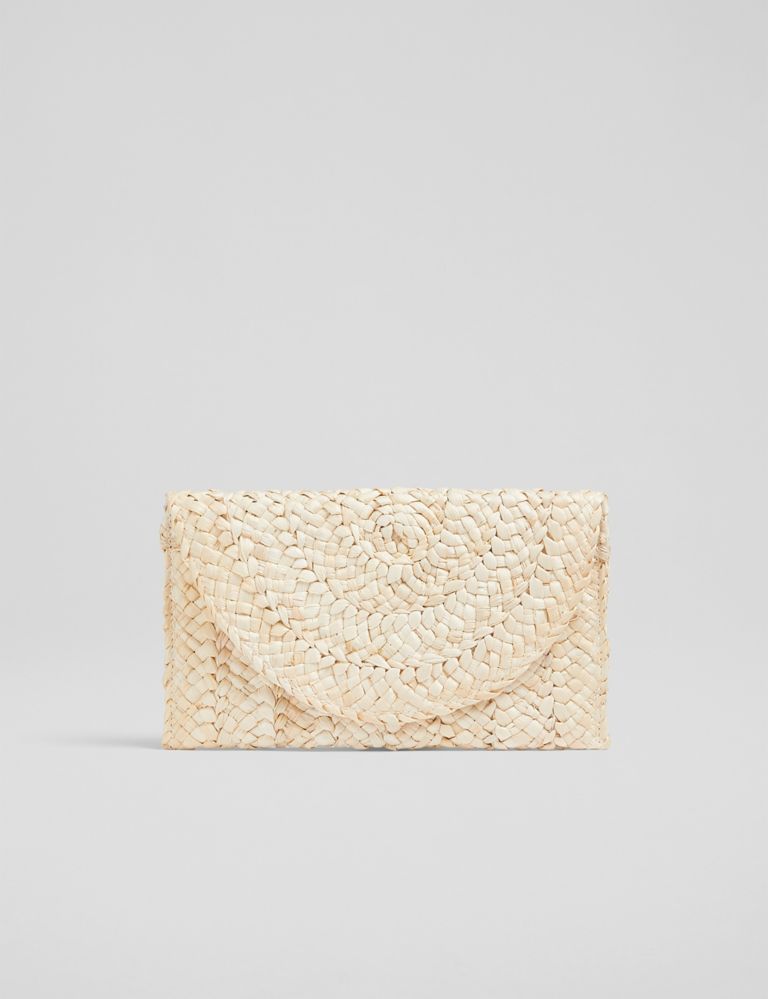 Straw Woven Clutch 1 of 3