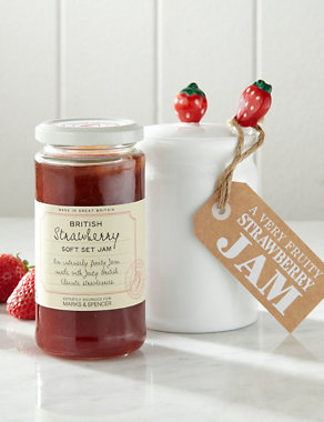 Strawberry Jam & Jam Pot Image 2 of 3