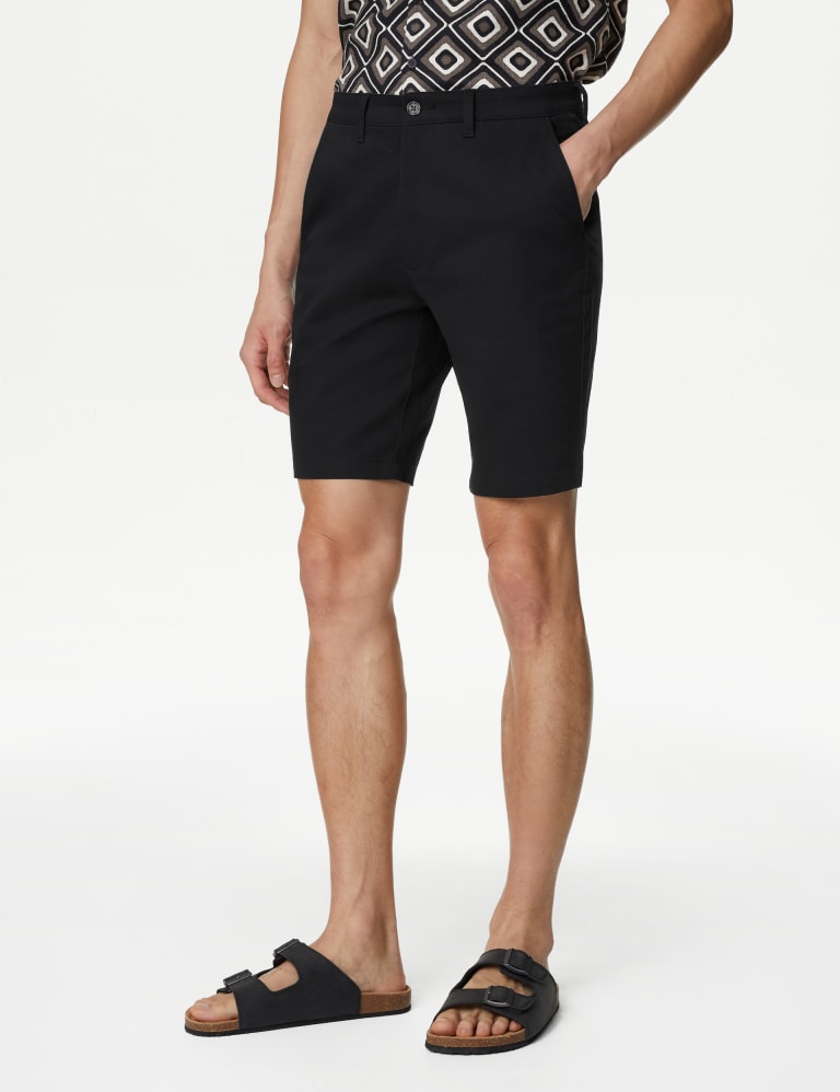 Stretch Chino Shorts M S Collection M S