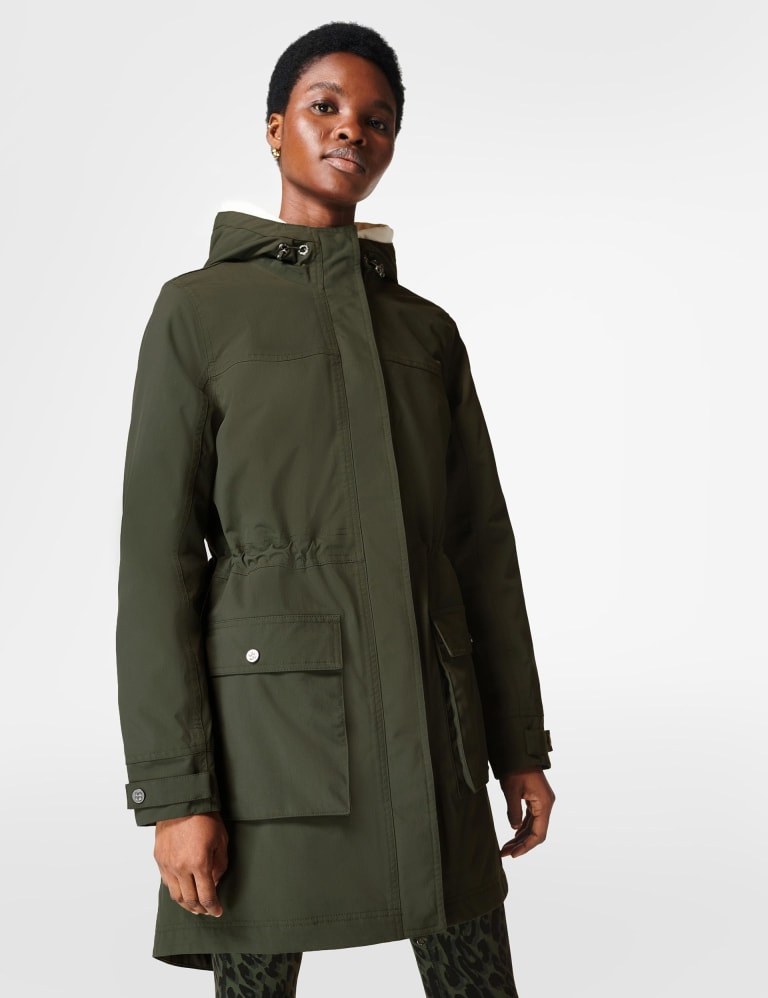 Stride Waterproof Hooded Longline Parka Sweaty Betty M S