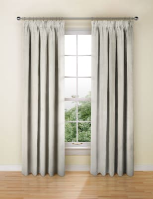 Stripe Pencil Pleat Curtains M S